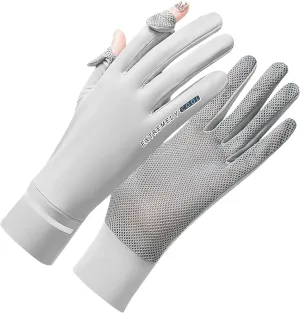 Women UV Sun Protection Gloves Driving Gloves Full Finger Breathable for Summer Outdoor Cycling