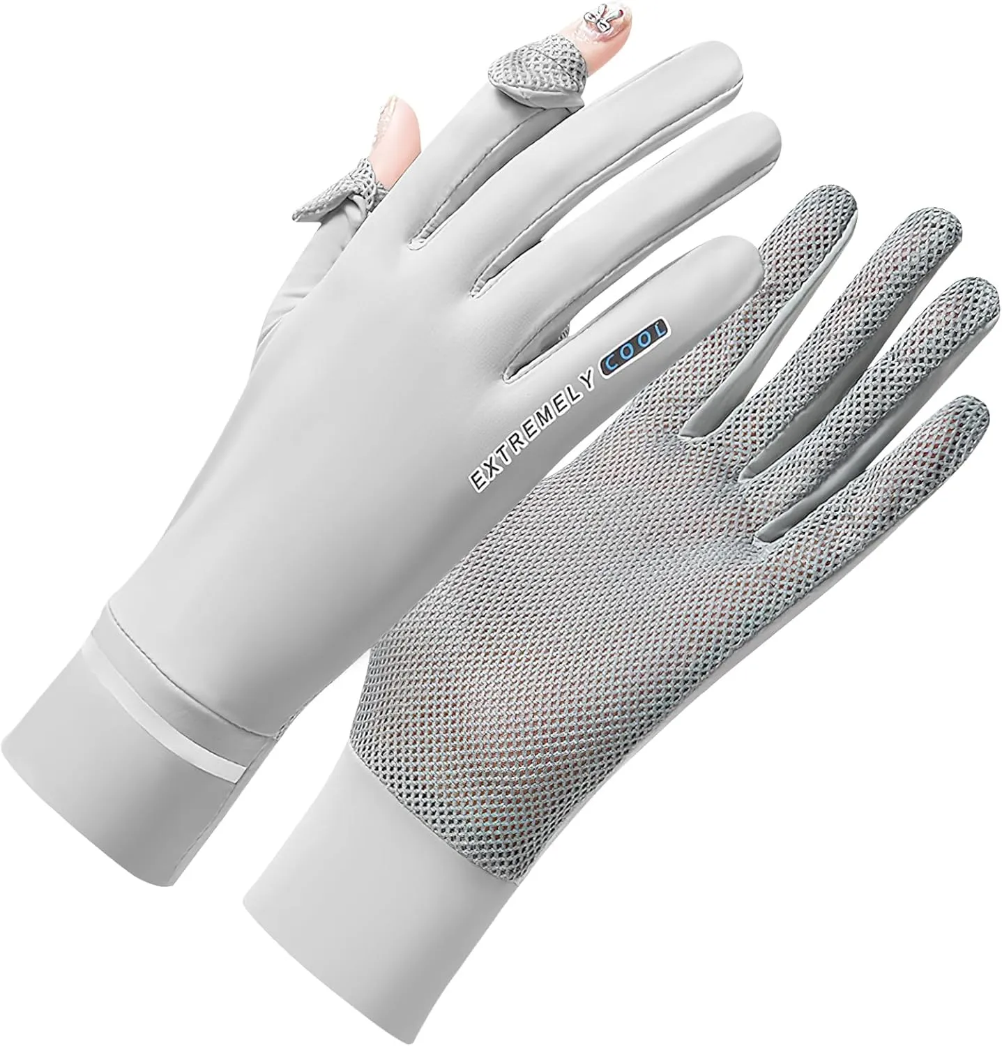Women UV Sun Protection Gloves Driving Gloves Full Finger Breathable for Summer Outdoor Cycling