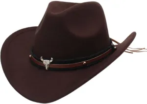 Women's Cowboy Hats Unisex Wide Brim Fashion Adjustable Strap Summer Holiday Party Vacation Beach Sun Hat