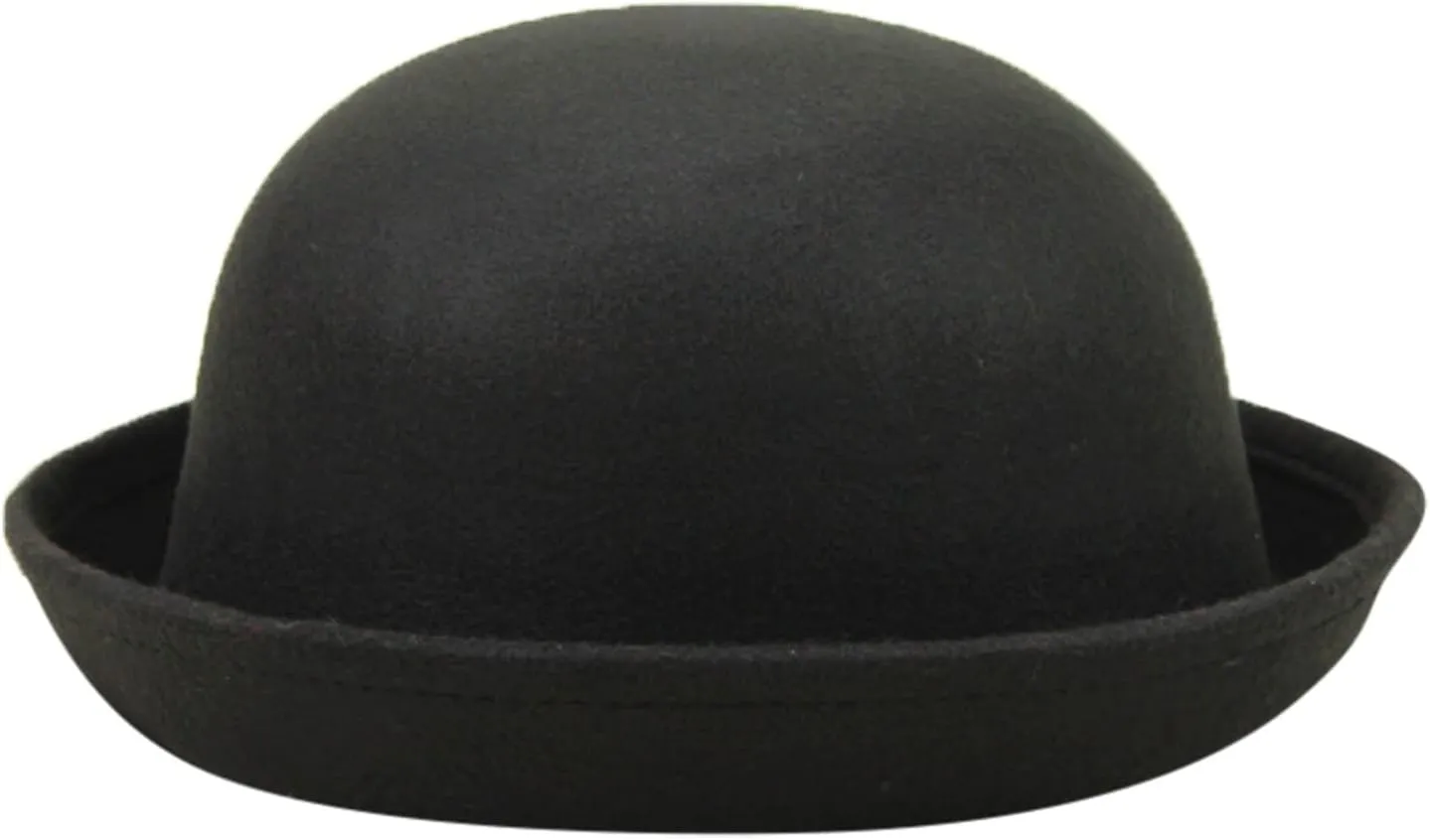 Womens Fall Winter Wool Vintage Felt Bucket Bowknot Hat Church Dress Cloche Hats Wedding Fashionable Hat with Bow