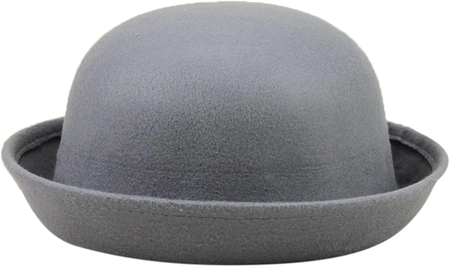 Womens Roll-up Brim Fedora Hat Elegant Adults Solid Hat Panama Bowler Bucket Hat Mens Summer hat for Unisex