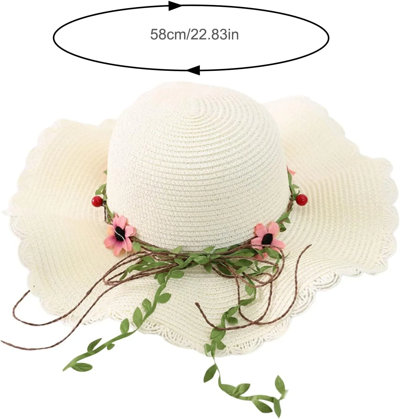 Womens Sun Hat Summer Classic Fedora Wide Brim Floppy Buckle Panama Hat Womens Wide Brim Straw Hat