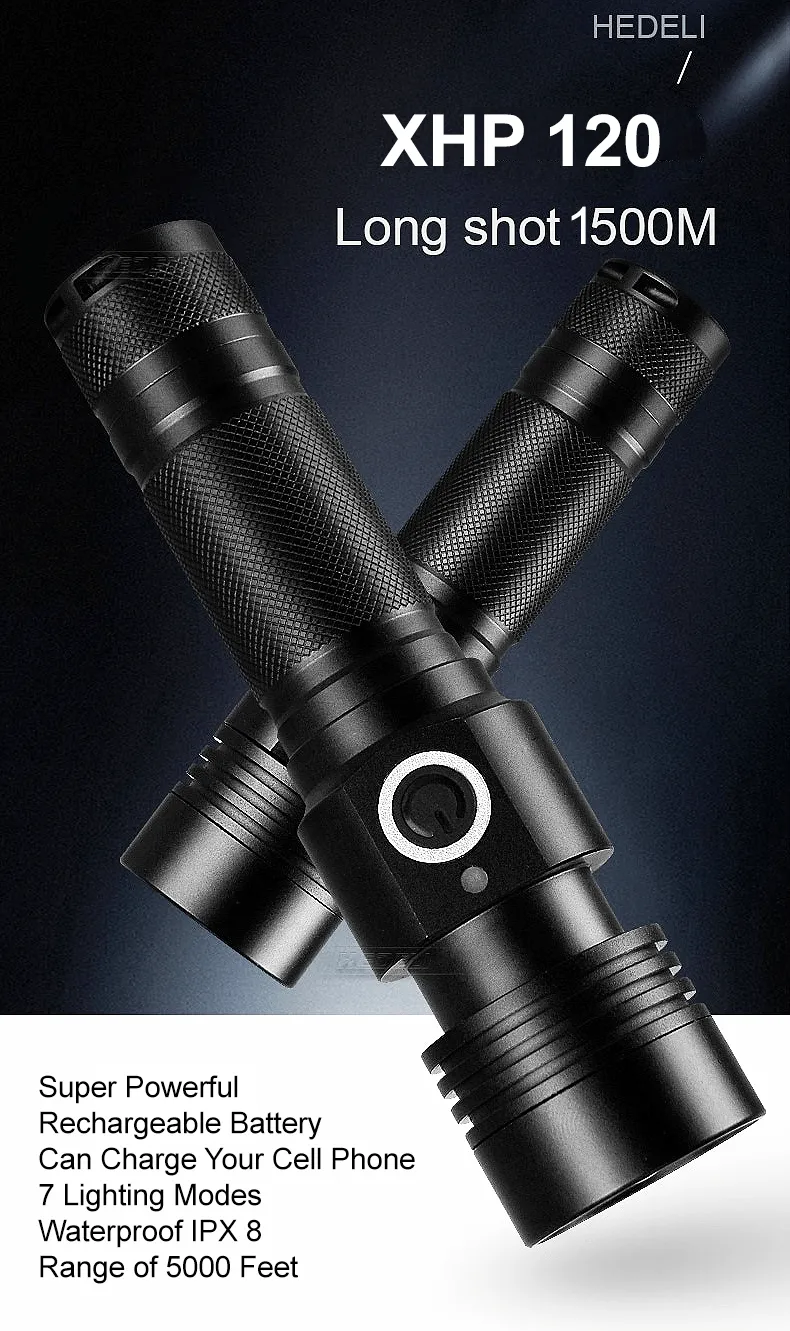 XHP120, the Best Powerful Survival Flashlight